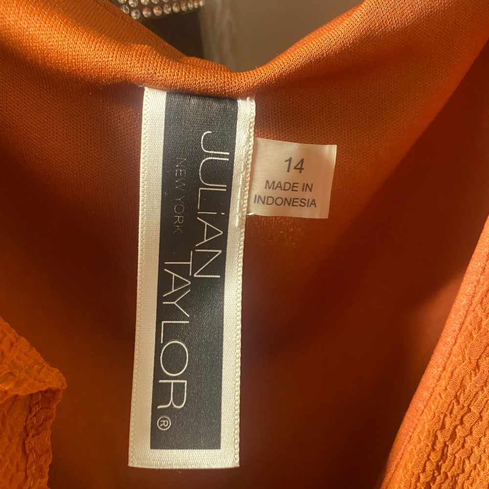 Julian Taylor Vibrant Orange Attire